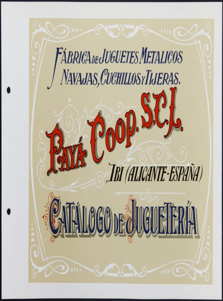 Catálogo de juguetería Coop. Payá